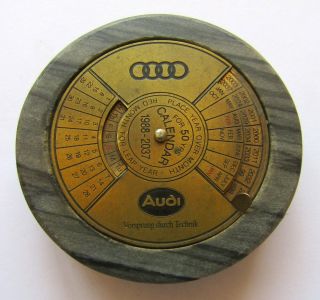 Audi Mechanical Desktop Calender