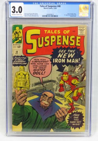 Marvel Comics Tales Of Suspense 48 Cgc 3.  0 1st Appear Mister Doll Nathan 1963