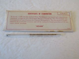 Vintage Cenco Stubby Clinical Thermometer