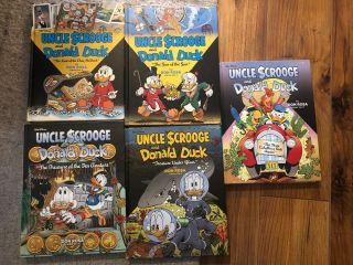 Uncle Scrooge And Donald Duck The Don Rosa Library Vol 1,  3,  4,  7 & 9 Hb Books