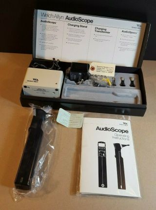 Vintage 1983 Welch Allyn Audio Scope Mib Doctors Tool