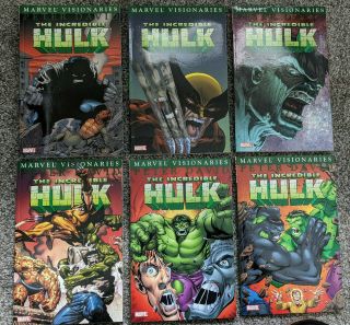 Marvel Visionaries The Incredible Hulk Volumes 1 2 3 4 5 6 Peter David Mcfarlane