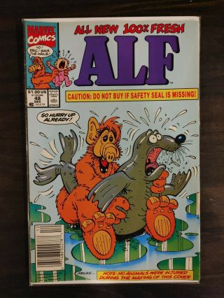 Alf 48 Vf Controversial Seal Cover Banned Scarce Hot Comic