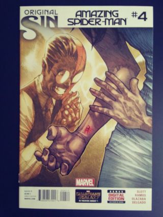The Spider - Man 4 (september 2014,  Marvel) First Silk.  First Print.
