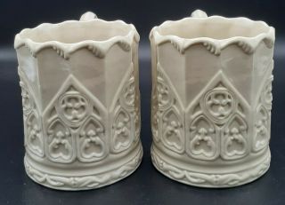 2 Collinswood Silvestri V&A Victoria Albert Museum Embossed Gothic Off White Mug 3
