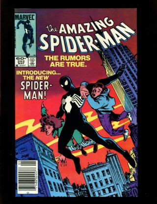 Spider - Man 252 (news) Nm 1st Black Costume (venom) Black Cat Avengers