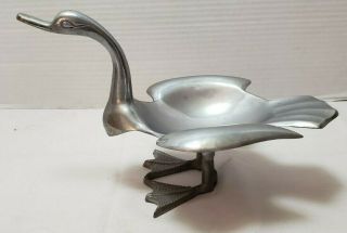 Ihi Metal Vintage Duck/goose Metal Bowl Serving Dish Candy Dish Bowl