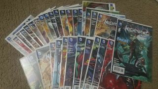 Nightwing 52 Full Set 0 - 30 Plus Annual 1 Various Comics Signed