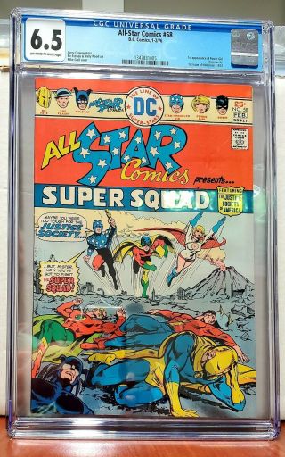 All - Star Comics 58 (marvel,  1976) | Cgc 6.  5 | First Appearance Of Power Girl