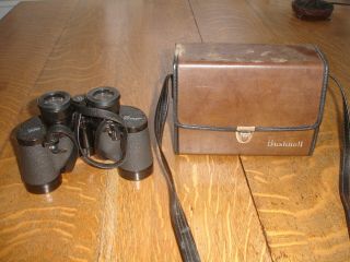 Vintage Bushnell Banner Binoculars W/ Case 7 X 35 Fully Coated Extra Wide Angle