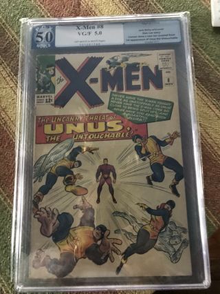 1964 Marvel Comics X - Men 8 Pgx 5.  0 1st Unus Jack Kirby Art - Marvelmania
