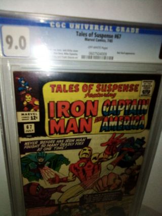 Tales Of Suspense 67 Cgc 9.  0 Off White Pages