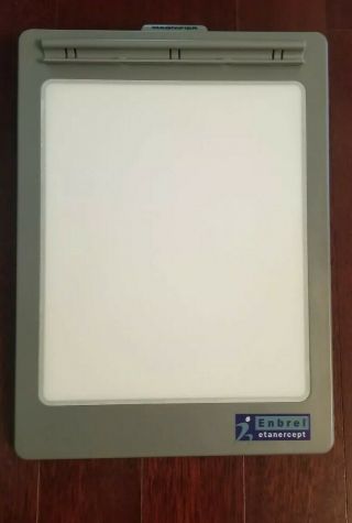 Pharmaceutical Drug Rep Collectible Enbrel X - Ray View Box Lighted With Magnifier