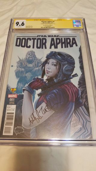 Marvel Comics Doctor Aphra 1 Cgc Ss 9.  6 Signed By Ashley Witter