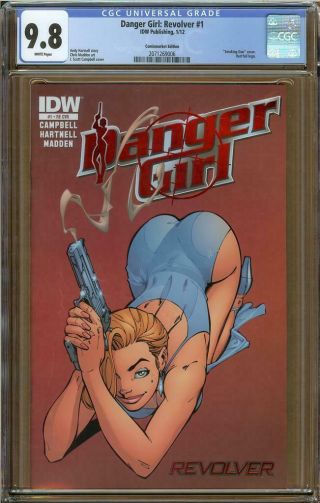 Danger Girl: Revolver 1 Cgc 9.  8 Comicmarket Edition