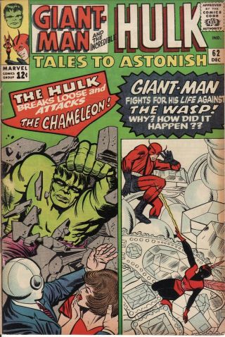 Tales To Astonish 62 1st Appearance Of The Leader