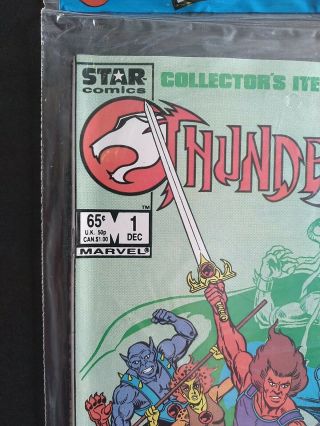 Thundercats 3 In 1 Bag Set 1 2 3 RARE 1985 Marvel 1st App.  Star Netflix 2