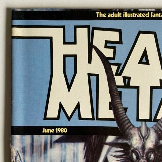 HEAVY METAL 39 / VOL 4 3 HR GIGER COVER BERNIE WRIGHTSON STORY (JUNE 1980) 2