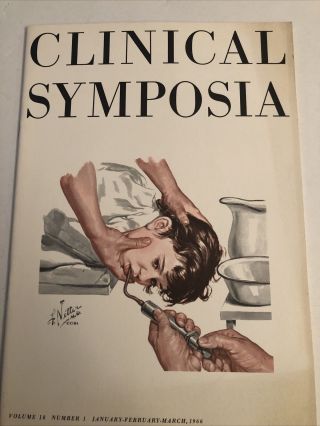 Vintage Ciba Clinical Symposia Jan.  - March,  1966 Poisoning Artwork By F.  Netter Md