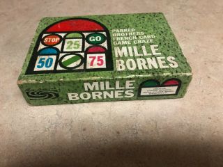Vintage Parker Brothers Mille Bornes French Card Game 1960’s