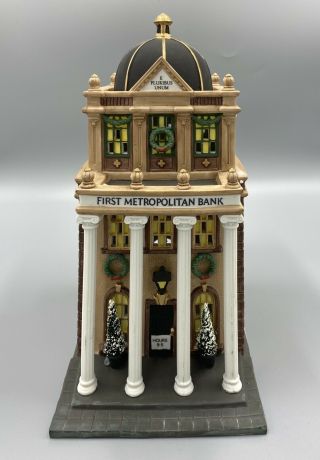 Department 56 Christmas In The City Series - First Metropolitan Bank