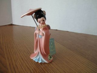 Vintage Josef Originals Figurine Japanese Girl Japan W/ Label & Tag
