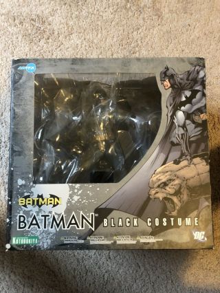 Kotobukiya Batman Artfx Statue (black Costume Version) 1/6 Scale Dc Jim Lee Hush