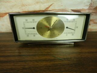 Vintage Weather Barometer Humidity Temperature Instrument By Airguide