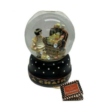Mary Engelbreit Snow Globe " Life Is Just A Chair Of Bowlies " Michael & Co.  1997