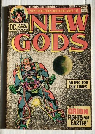 Dc Comics The Gods 1 1971 Jack Kirby