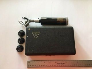 Vintage Bausch & Lomb Otoscope Dr.  Eye & Ear Scope Tool With Case Medical