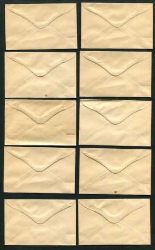 10 Antique c1875 Quack Medicine Sample Envelopes Dr Morse ' s Indian Root Pills 2