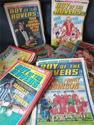 98 Issues Roy Of The Rovers Comics 1976 - 1981