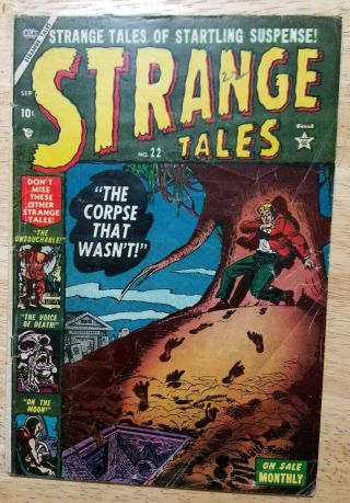 Scarce Strange Tales 22 (1953) Atlas Comics Vg