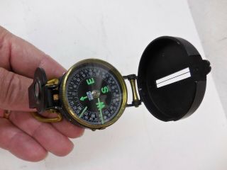 Vintage Lensatic Compass - Made In Japan