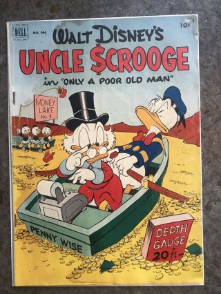 Walt Disney’s Uncle Scrooge Four Color 386 First Scrooge G/vg