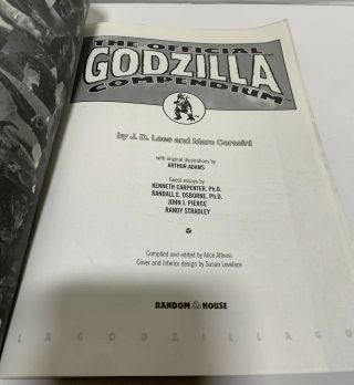 The Official Godzilla Compendium A 40 Year Retrospective by M.  Cerasini J.  D.  Lees 3