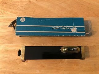 Vintage Swift & Anderson Hand Sighting Level With Instruction Sheet