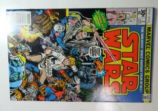 Star Wars 2 Aug 1977 Marvel Comics Regular 30c Edition Nm 9.  4