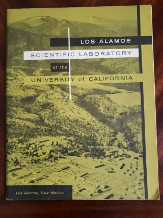 Midcentury 1954 Los Alamos Scientific Lab Atomic Energy U Of California Booklet