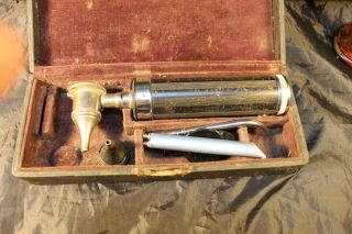Vintage Us National E I Welch Allyn Co Otoscope Ophthalmoscope Doctor