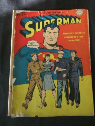 Superman 29,  Dc Comics,  Ungraded Prankster Appearance - July/aug 1944