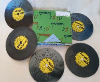 5 Pc Vintage Thorens 4.  5 " Disc Set,  Jesus Theme (wereyouthr,  Safearms,  Heardvoice,