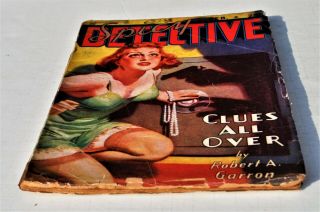 SPICY DETECTIVE February 1938.  & Rare Pulp with Very Sexy Cover - 3