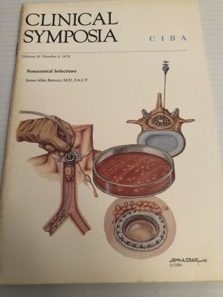 Vintage Ciba Clinical Symposia 6 1978 Nosocomial Infectionsartwork By F.  Netter
