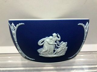 C.  1910 Wedgwood Jasperware Cobalt Blue (bute) Bowl - Stunning W/apollo,  Aurora.