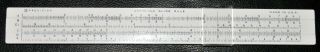 Sterling Precision Slide Rule With Instructions - Made In U.  S.  A.