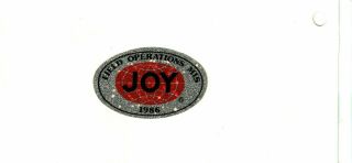 Glitter Globe Field Operations Joy Coal Mining Sticker 1513