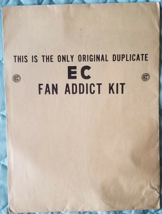 1971 Duplicate Ec Fan Addict Kit - Certificate Patch Sticker Bulletins