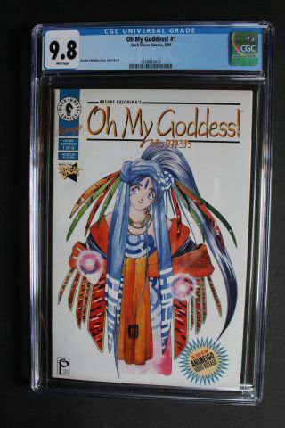Oh My Goddess Part - 1 1 Kosuke Fujishima 1994 Dark Horse English Manga Cgc 9.  8